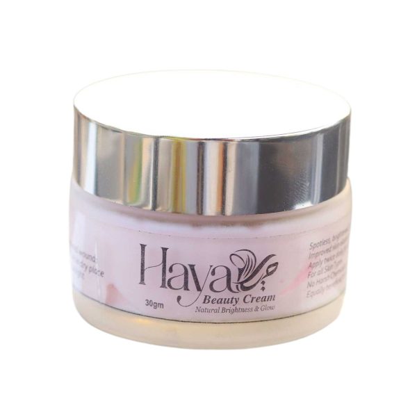 Haya Natural Brightness & Glow Beauty Cream White & Glowing Face Cream 30mg